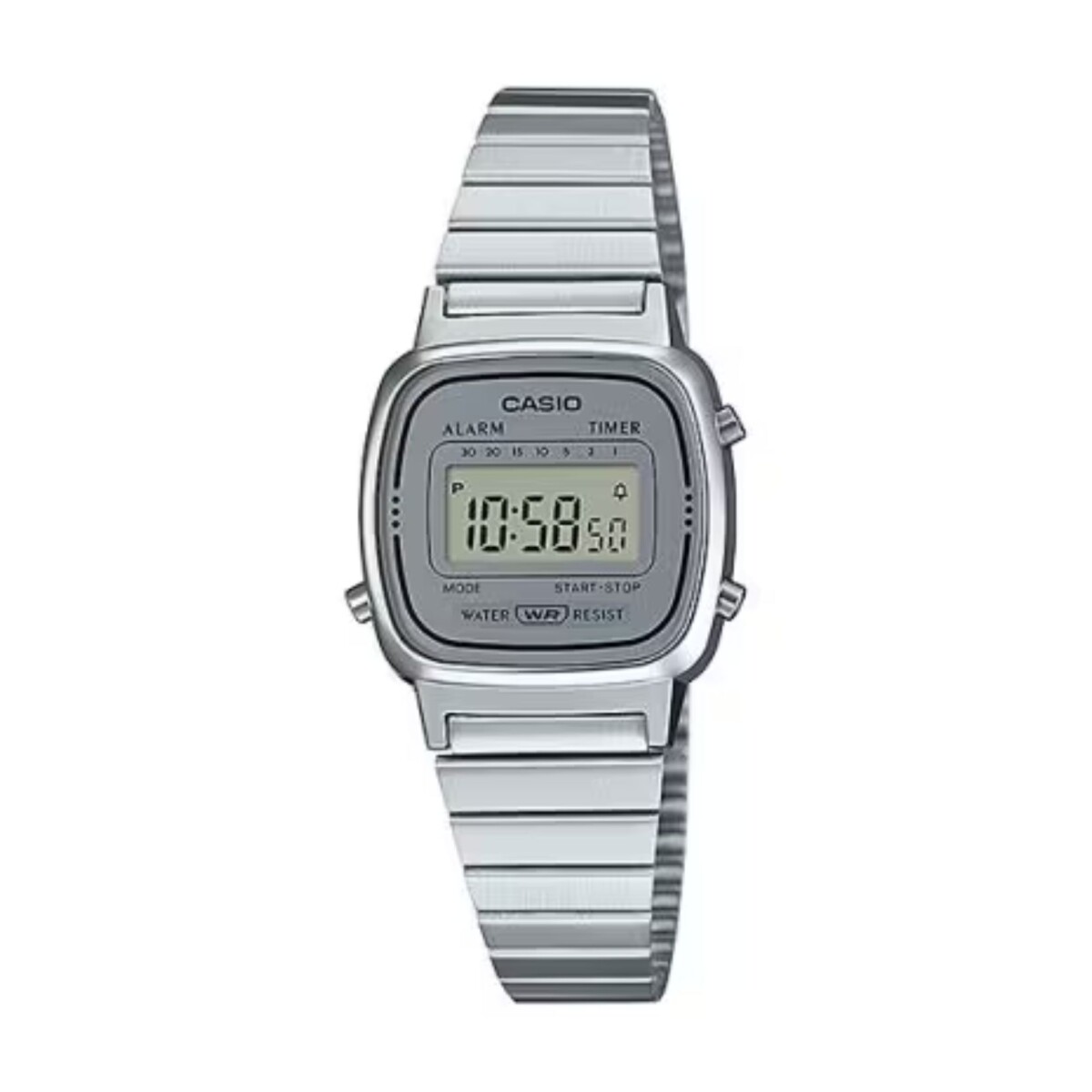 Reloj Casio Retro LA670WA-1DF para dama en acero - Reloj Casio Retro La670wa-7df Para Mujer 