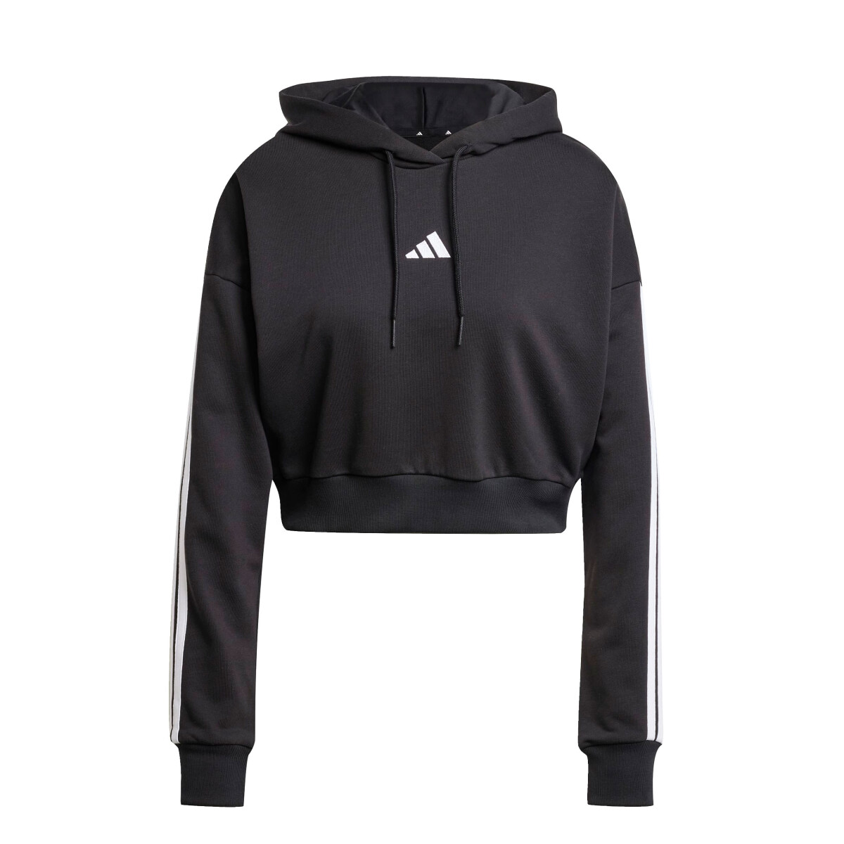 Canguro de Mujer Adidas Essentials French Terry - Negro - Blanco 
