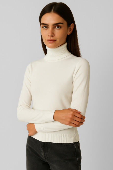 Polera Sabadell Marfil / Off White