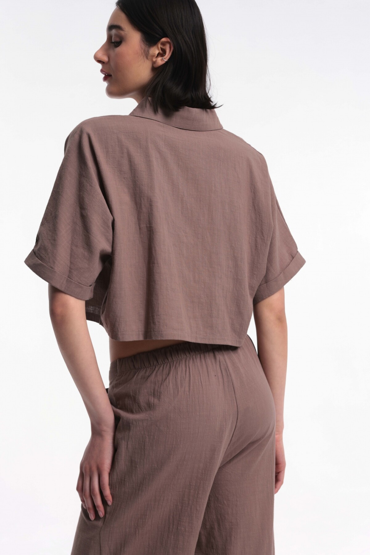 Camisa Ross Chocolate