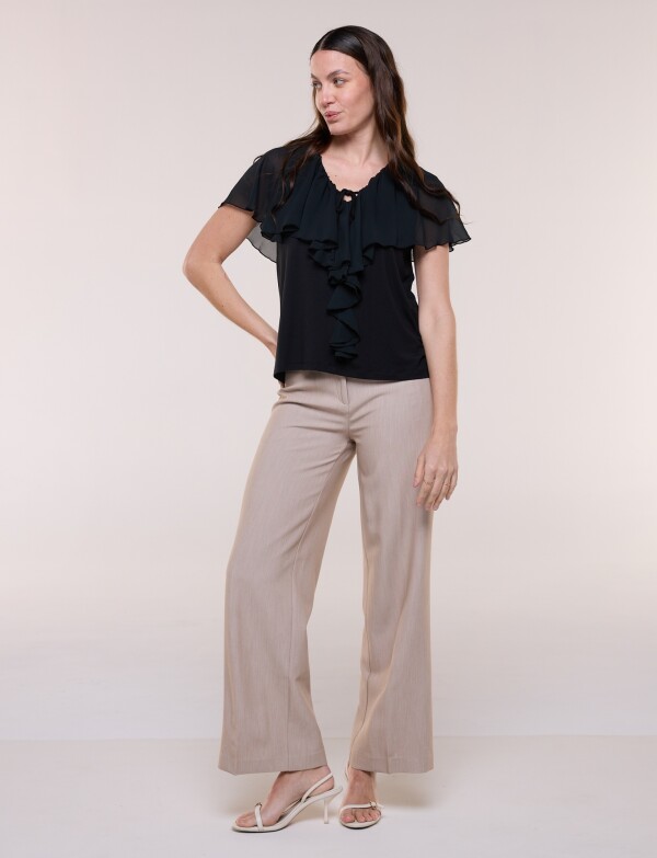 Blusa Volados NEGRO