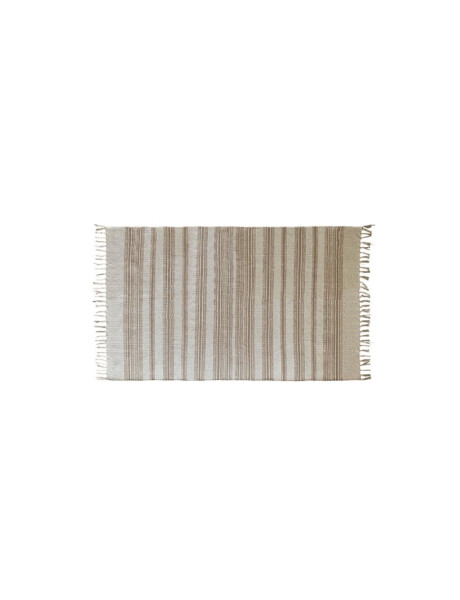 ALFOMBRA 69X114CM FLECOS LINEAS NATURAL ALFOMBRA 69X114CM FLECOS LINEAS NATURAL