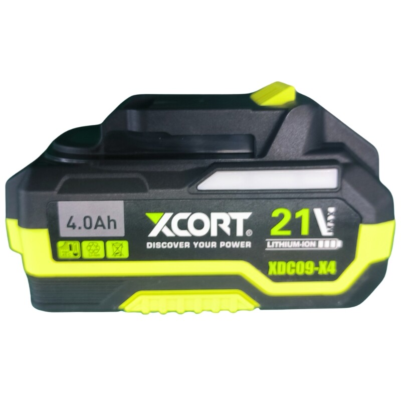 XCORT LLAVE DE IMPACTO INDUSTRIAL BRUSHLESS 1/2 21V 750NM BATERIA 4.0AH&CARGADOR Xcort Llave De Impacto Industrial Brushless 1/2 21v 750nm Bateria 4.0ah&cargador