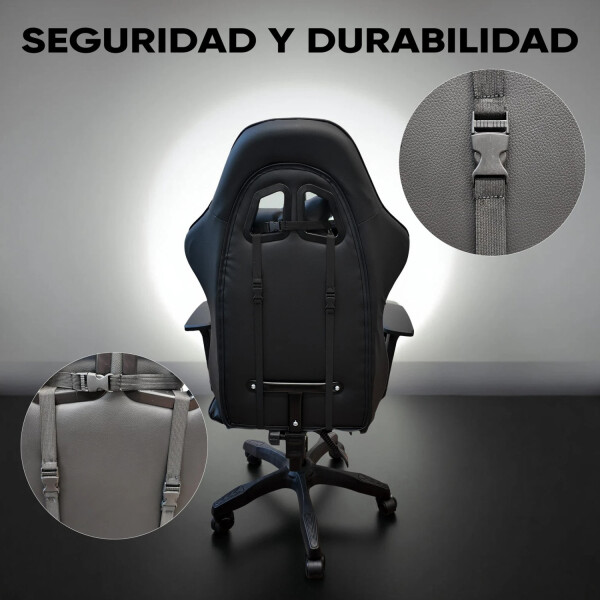 Silla Gamer Reclinable Reforzada Apoyapies Comoda Premium Ax Silla Gamer Reclinable Reforzada Apoyapies Comoda Premium Ax