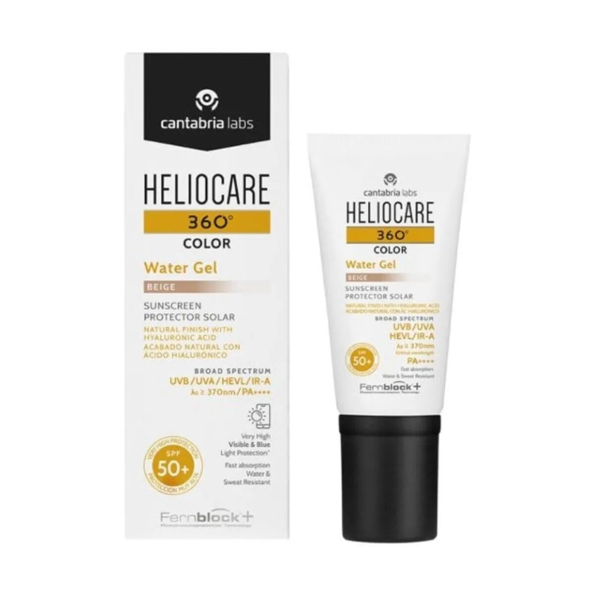 Protector Solar Heliocare Water Gel Fps50 Beige 50ml 
