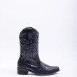 BOTA D.CASSIN TEXAN BORDADA NEGRO