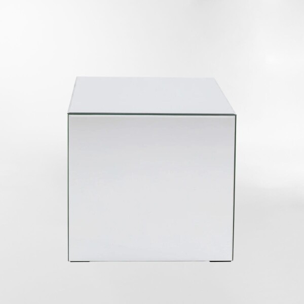 MESA AUXILIAR LUXY MIRROR Plateado - CUADRADO/A