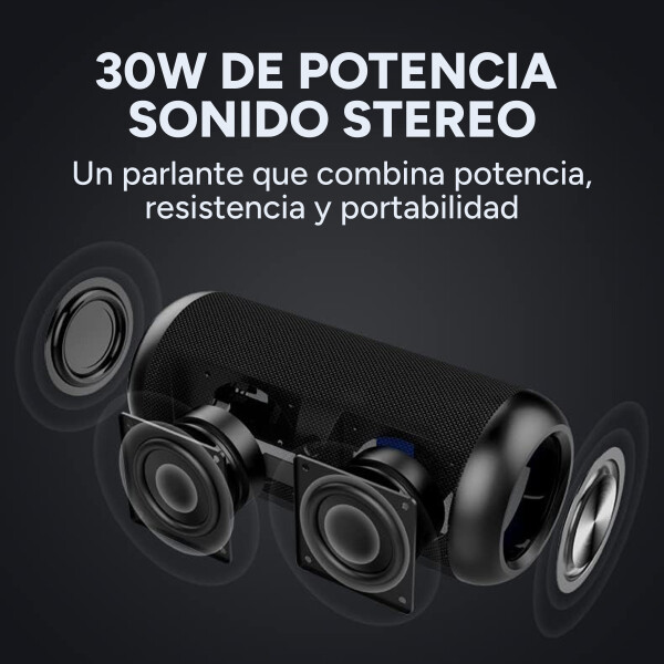 Parlante Bluetooth Portátil Mifa A8 Inalámbrico IPX8 30W Color Negro