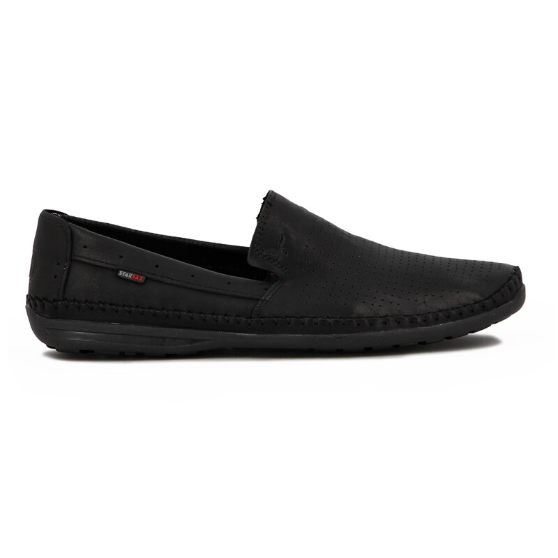 Starsax Rutero Hombre Costura Artesanal Negro