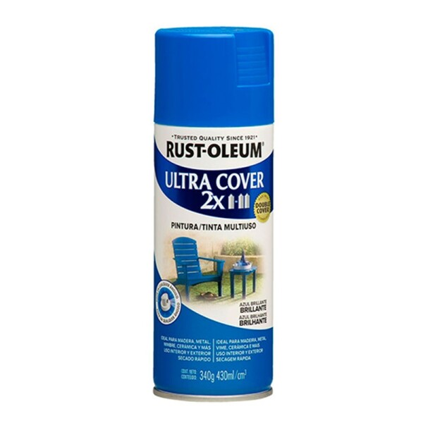 AEROSOL RUST OLEUM ULTRA COVER 2X 340gr. - AZUL BRILLANTE AEROSOL RUST OLEUM ULTRA COVER 2X 340gr. - AZUL BRILLANTE