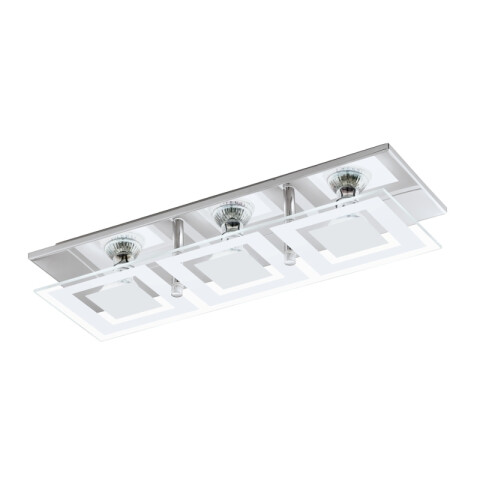 Lámpara de techo vidrio 3xGU10 incluidas ALMANA EG0327