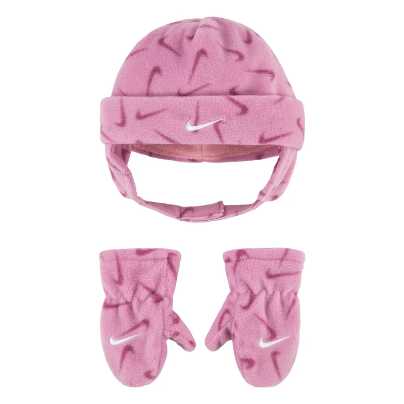 Set Nike Printed Fleece Trappe de Niños Rosado