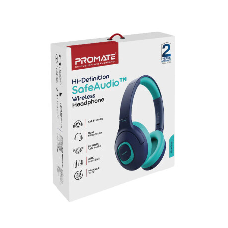 PROMATE CODDY.AQA HEADPHONES P/NIÑOS INAL+BT AZUL/CELESTE 5962