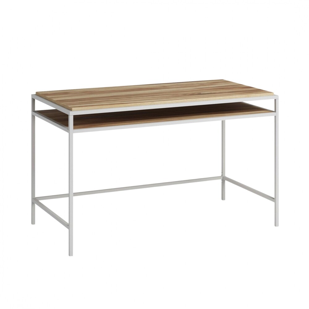 Escritorio con estantería - Sauder - Nova Loft Acacia Escritorio con estantería - Sauder - Nova Loft Acacia