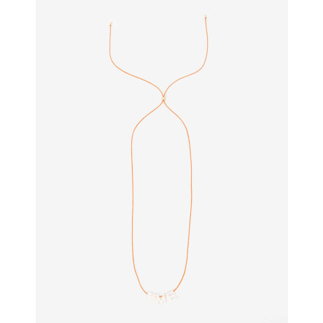 Collar Corto Nácar Me Naranja Claro