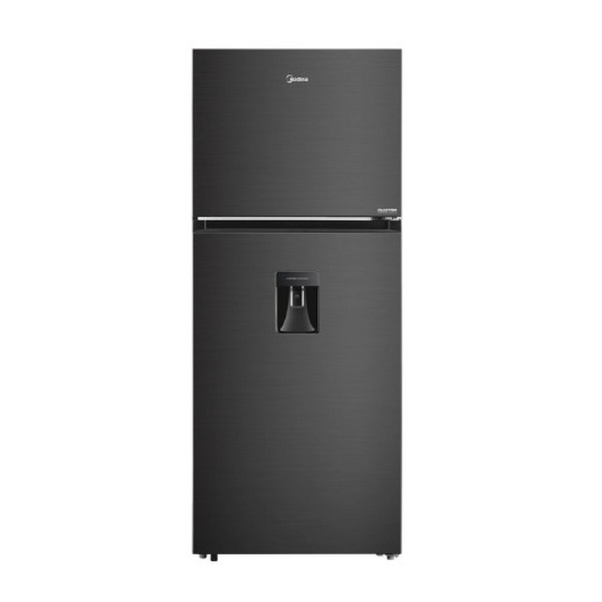 HELADERA MIDEA CON FREEZER FRIO SECO 447 Lts.BLACK INVERTER 