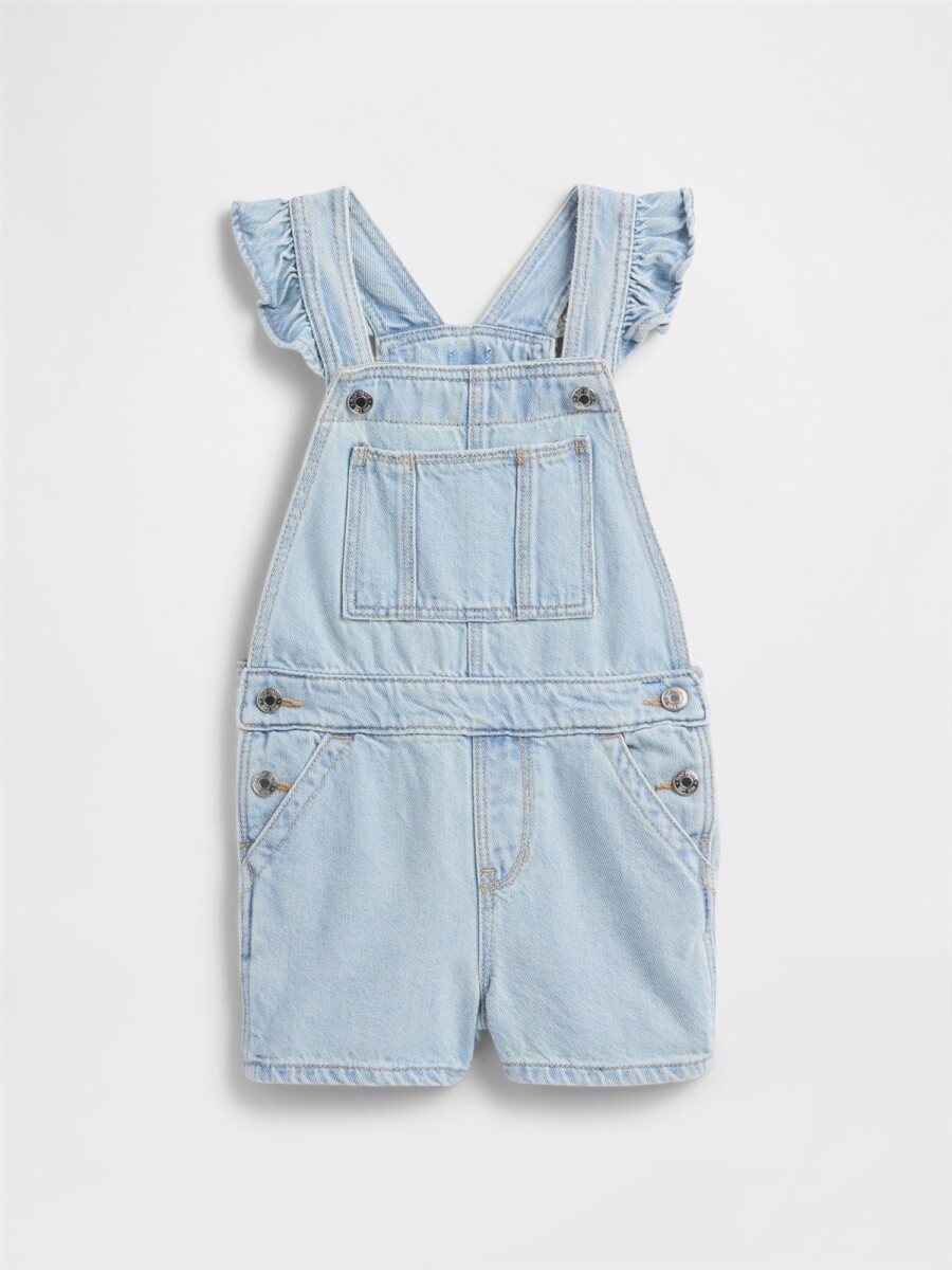 Enterito De Jean Toddler Niña - Light Wash 