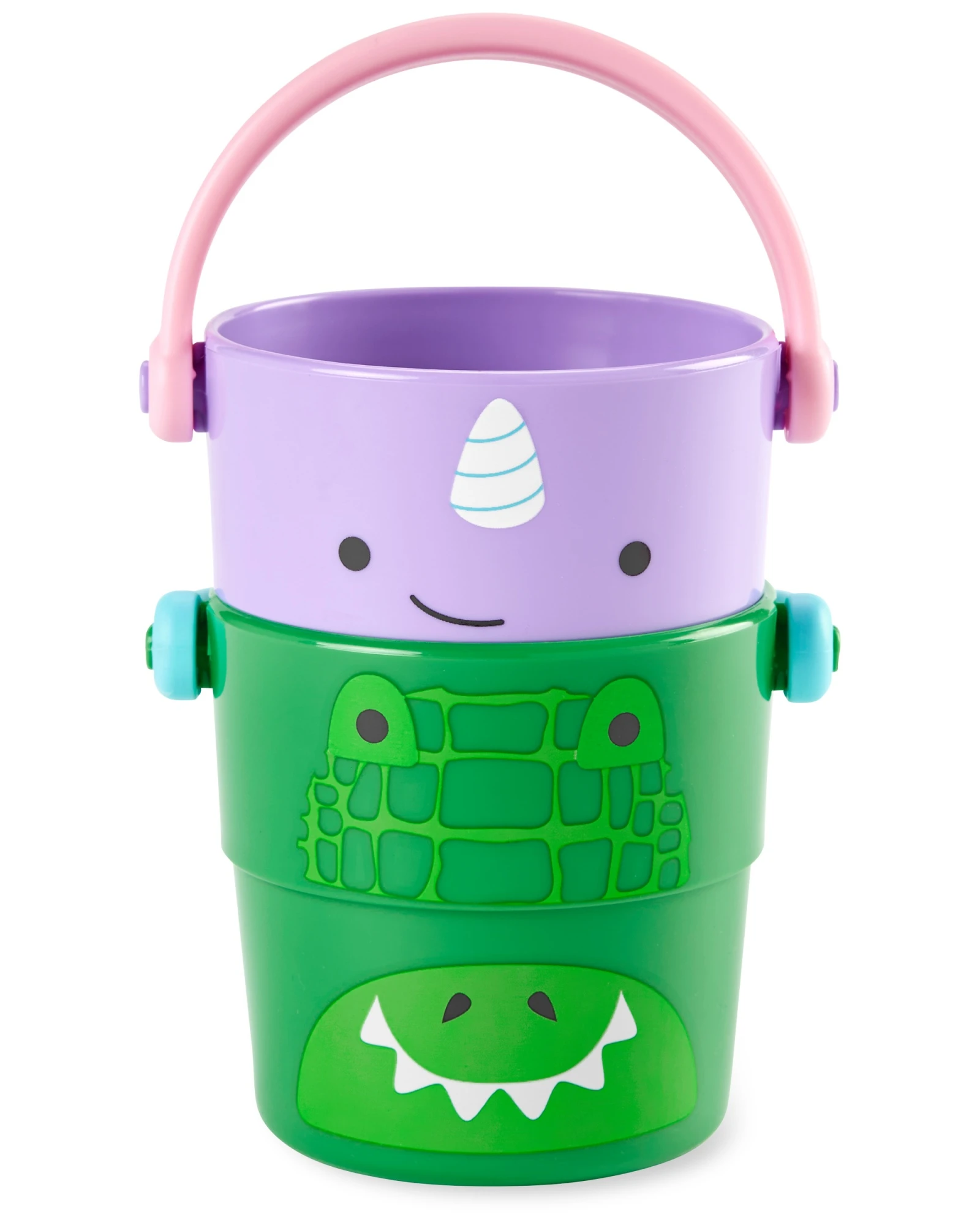 Juego de baño cinco baldes rociadores, diseño zoo Juego de baño cinco baldes rociadores, diseño zoo