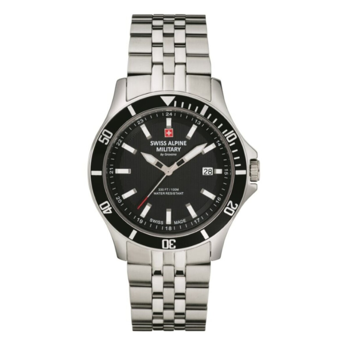 Reloj Swiss Alpine Military Challenger 7022.1137 Para Hombre Con Correa De Acero 