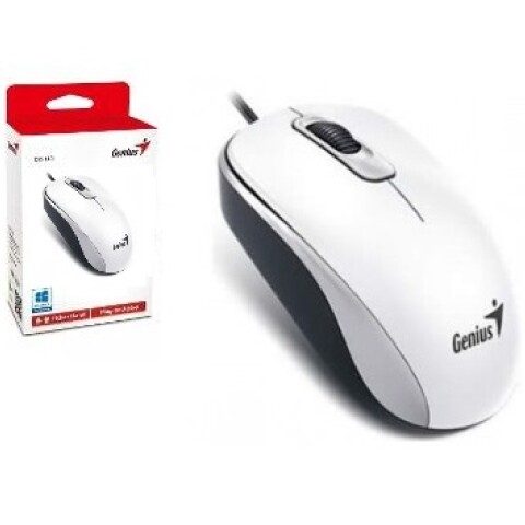 Mouse Genius Dx-110 Usb Negro BLANCO