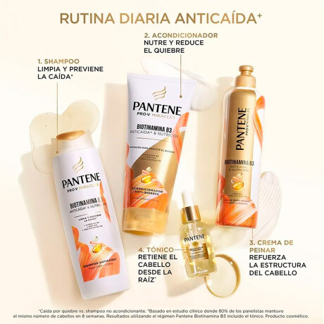 Crema para Peinar Pantene Biotinamina Anti Caída 300ml Crema para Peinar Pantene Biotinamina Anti Caída 300ml