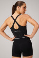 Bividi Seamless Built-In Bra Bividi Mujer Black/Classic White Fabletics
