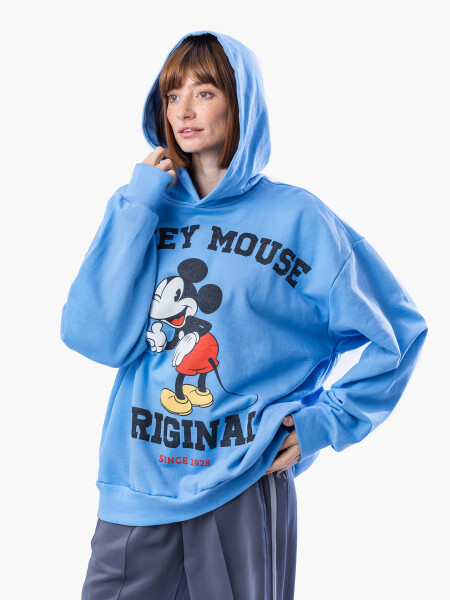 CANGURO HOODIE WALT DISNEY AZUL PIEDRA