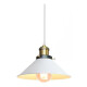 Lampara Colgante Industrial Vintage Nueva York Blanco