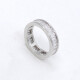 Anillo Sin Fin En Platino Con Brillantes Baguettes Anillo Sin Fin En Platino Con Brillantes Baguettes