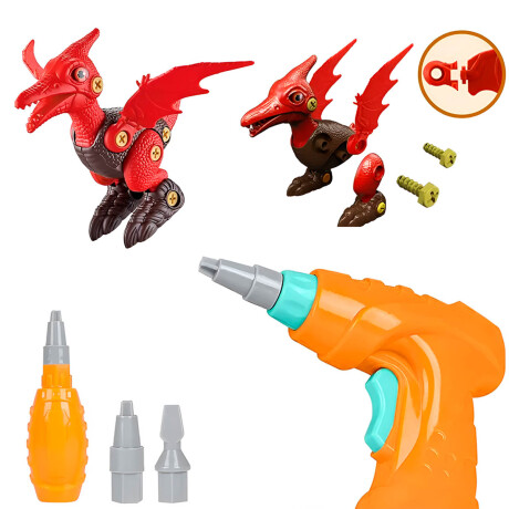 Dinosaurio Set Valija Ensamble Luz Y Sonido Juguete Jug026005-dino