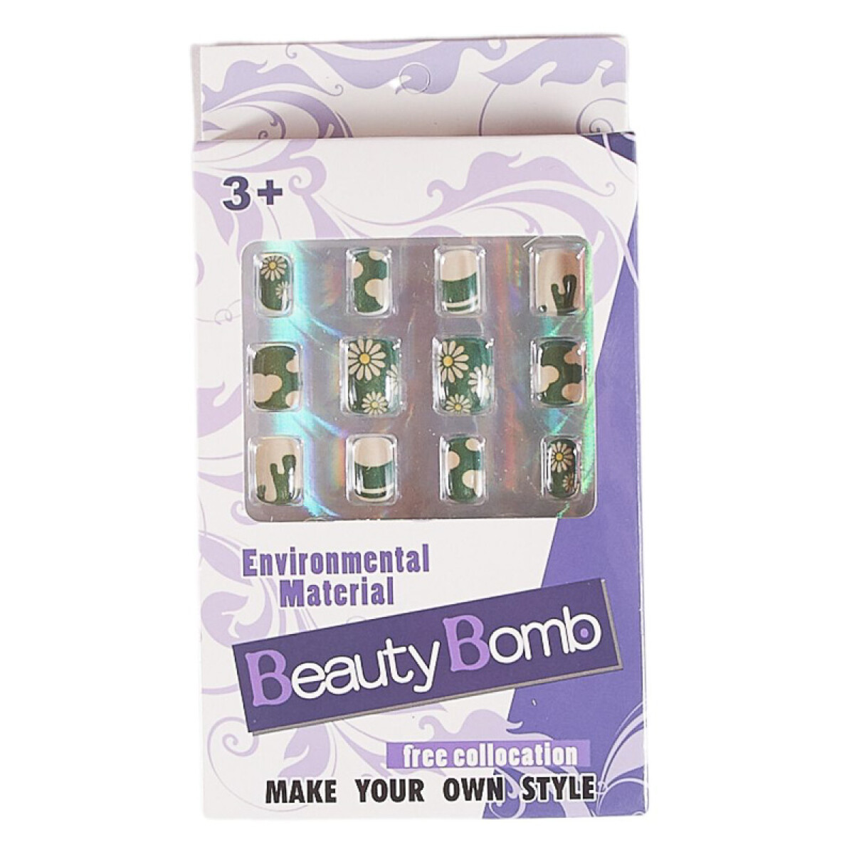 3X2 OUTLET Uñas Postizas C/Sticker - 3x2 Outlet Uñas Postizas C/sticker 