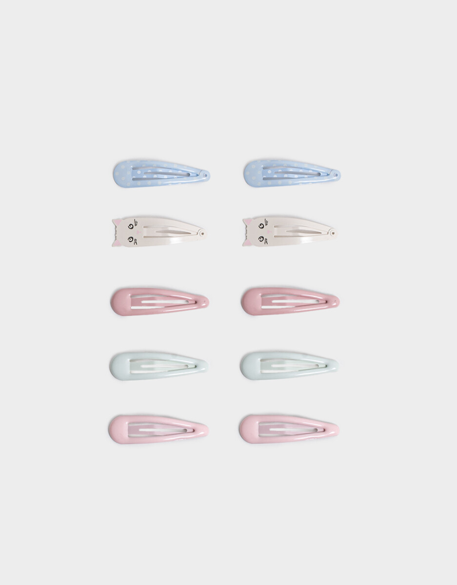 Set De Hebillas Tic Tac 