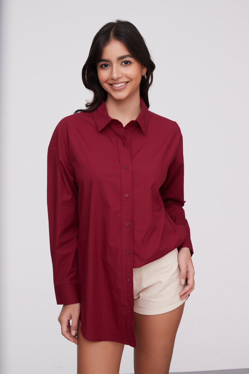 Camisa Delano - Bordeaux 