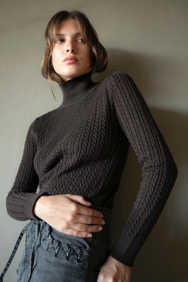 Polera Aranes Chocolate