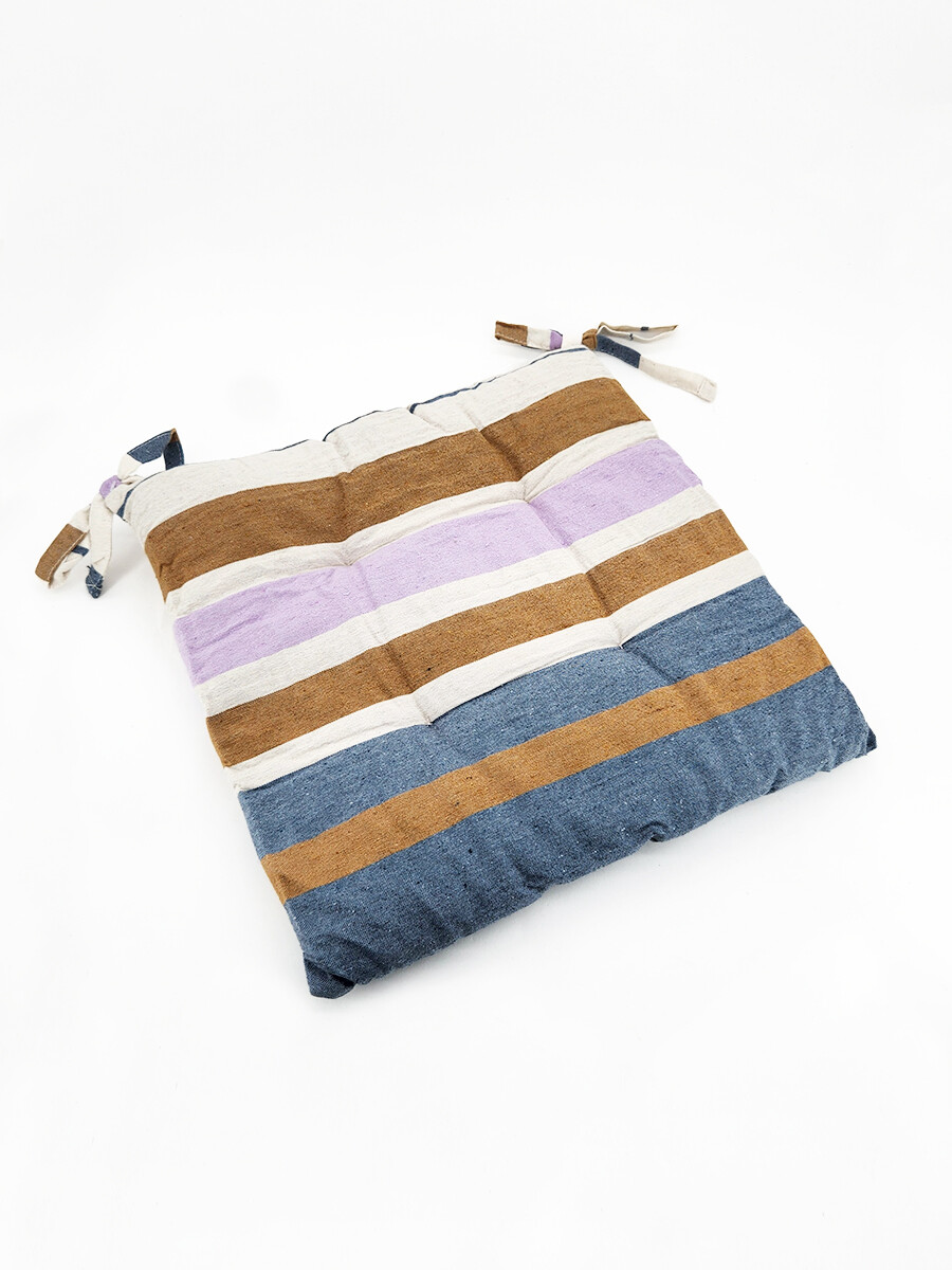 ALMOHADON SILLA RAYAS COLORS - MULTICOLOR 