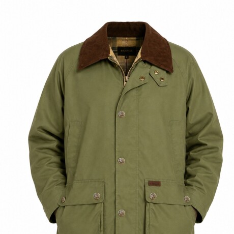 Campera Tipo Encerada Verde Claro