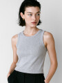 Musculosa Biltom Gris Melange Oscuro
