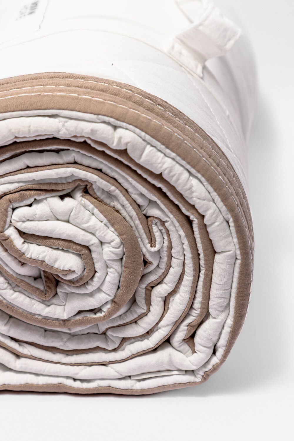 Cubrecama 1 Plaza Microfibra Washed Blanco