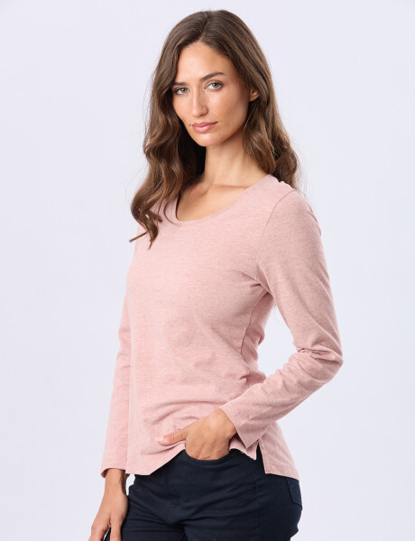 REMERA BÁSICA DE ALGODÓN Rosado
