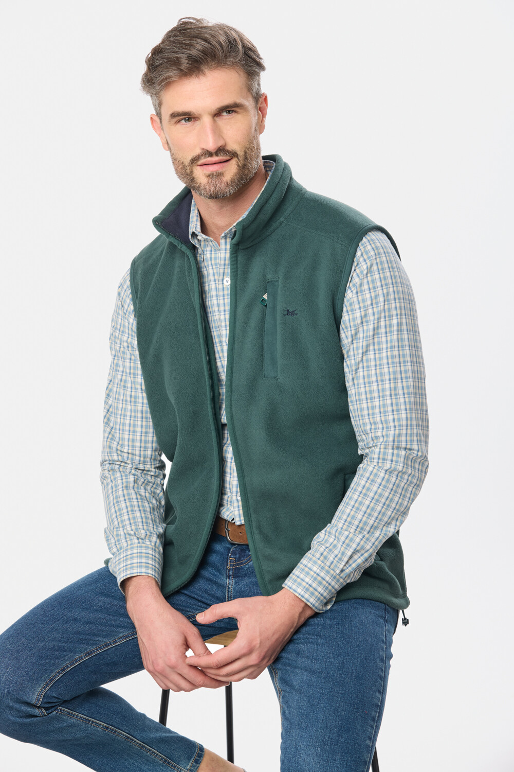 CHALECO POLAR DE ABRIGO Verde