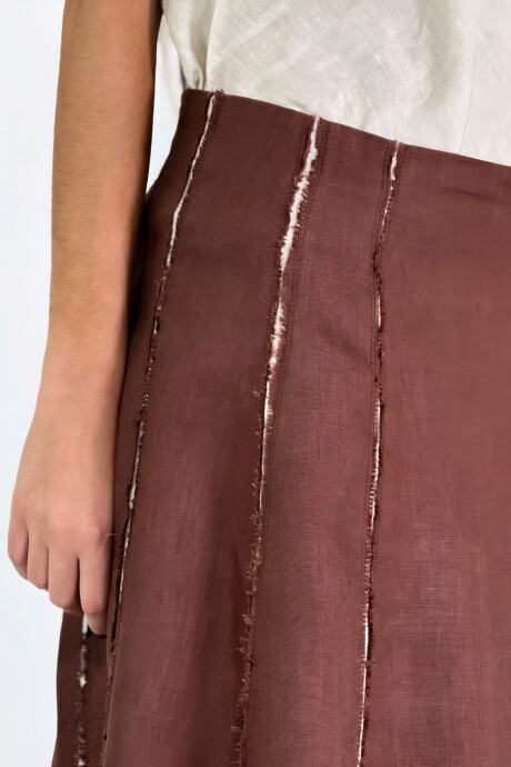 POLLERA LEANDRA Marron