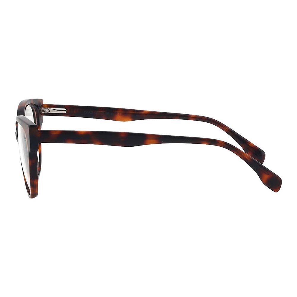 Lentes De Vista Grau Redondo De Acetato Marrón/Marrón