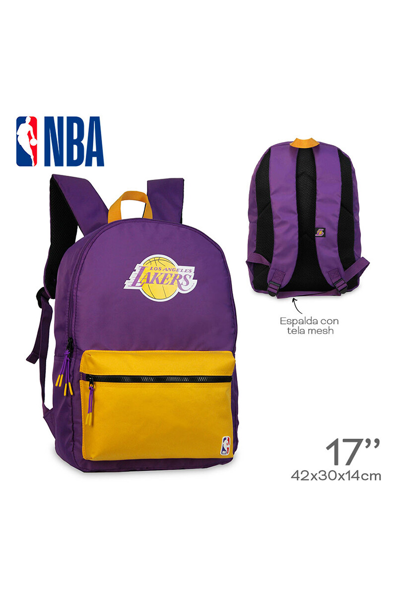 Mochila Los Angeles Lakers NBA Violeta