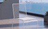 Silla De Exterior Metal Apilable Blanco