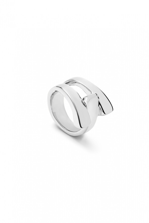 ANILLO DE ALEACIÓN DE METALES BAÑADA EN PLATA DE LEY Anillo