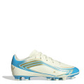 Championes de Niños Adidas Futbol F50 Messi Club Firm Ground Fg Blanco - Celeste
