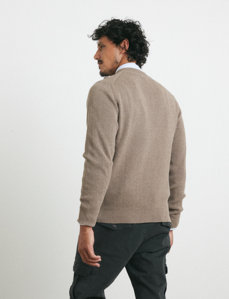 470453 CARDIGAN HARRY Tostado