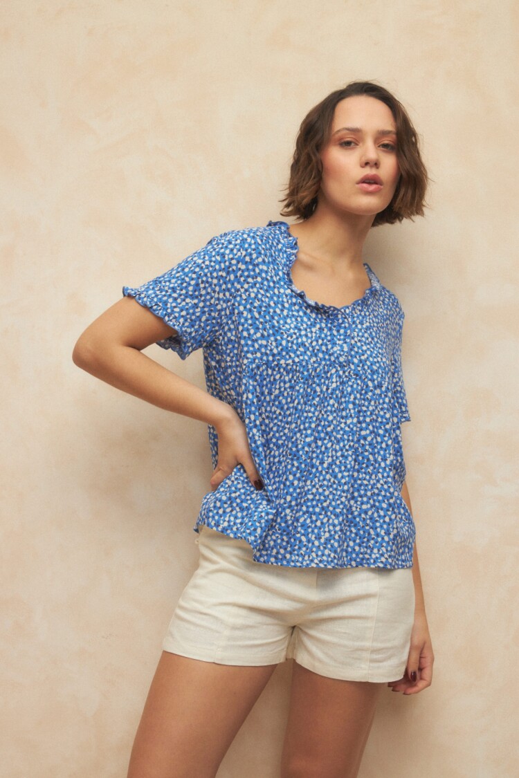 BLUSA PILCOMAYO Azul Regata