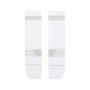 Medias Running Pro Run Crew 1 Pair Unisex White
