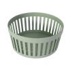 CESTA PLAST VERDE 22.6X22.6X10CM Unica